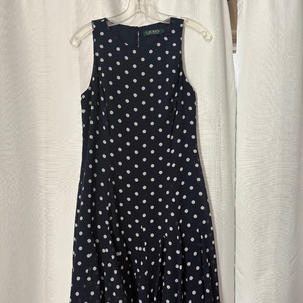 Ralph Lauren size 6 navy blue dress